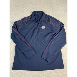 2010 U.S. Open Pebble Beach Shirt Pullover Mens Medium Blue Golf Nike Dri Fit